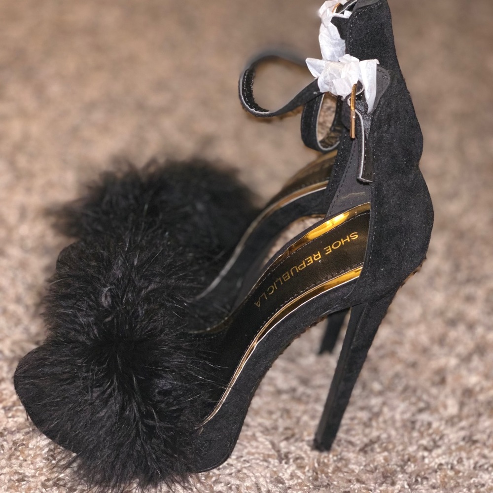 Black high heels